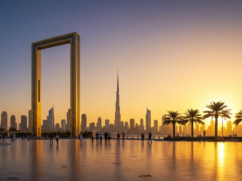 Dubai Frame — book with Our Holiday